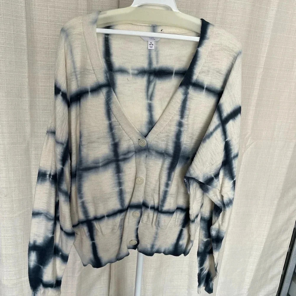 COPY - Women's Time and Tru Button Down Cardigan Sweater - Sz. XL